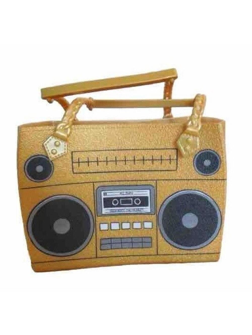 LOL Surprise Ooh La La Baby Surprise Boombox Purse MGA Entertainment Gold Bag